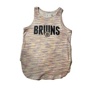 Boston Bruins multicolor ribbed tank top M